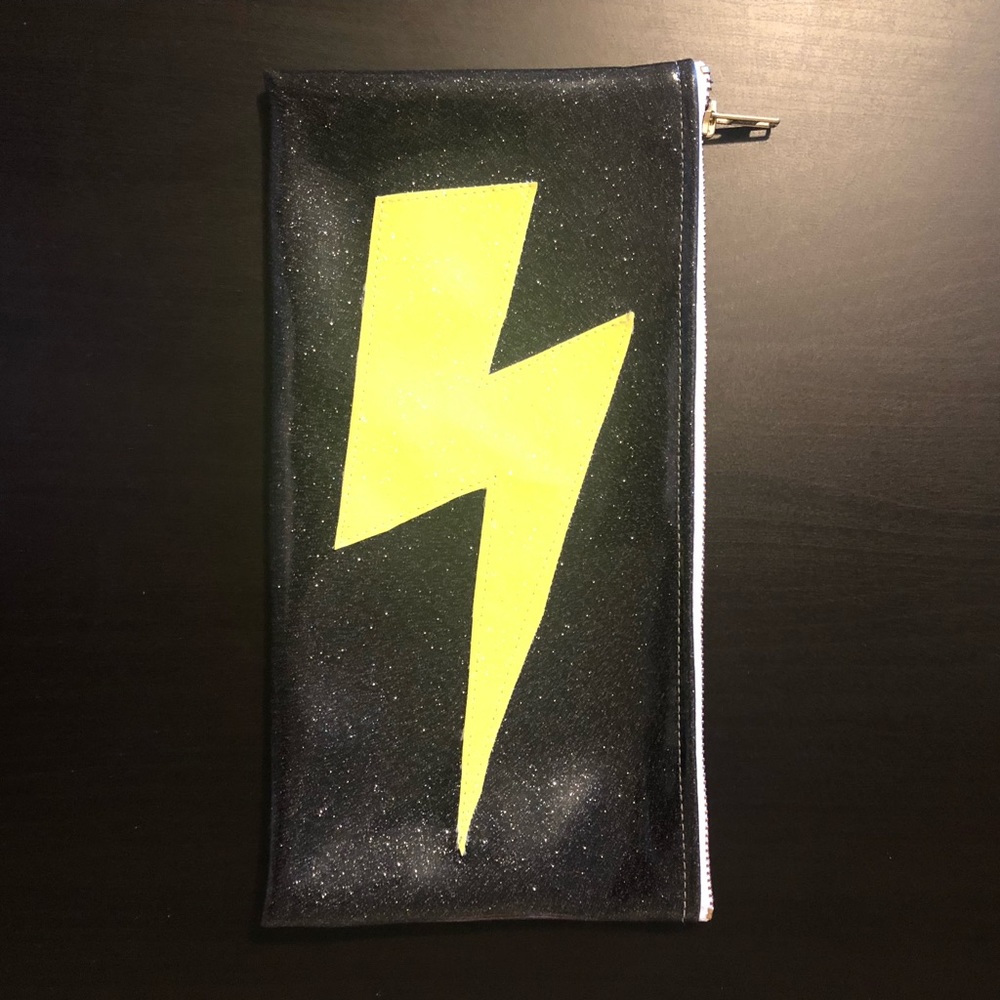 Julie Mollo! Retro Lightning Vinyl Clutch